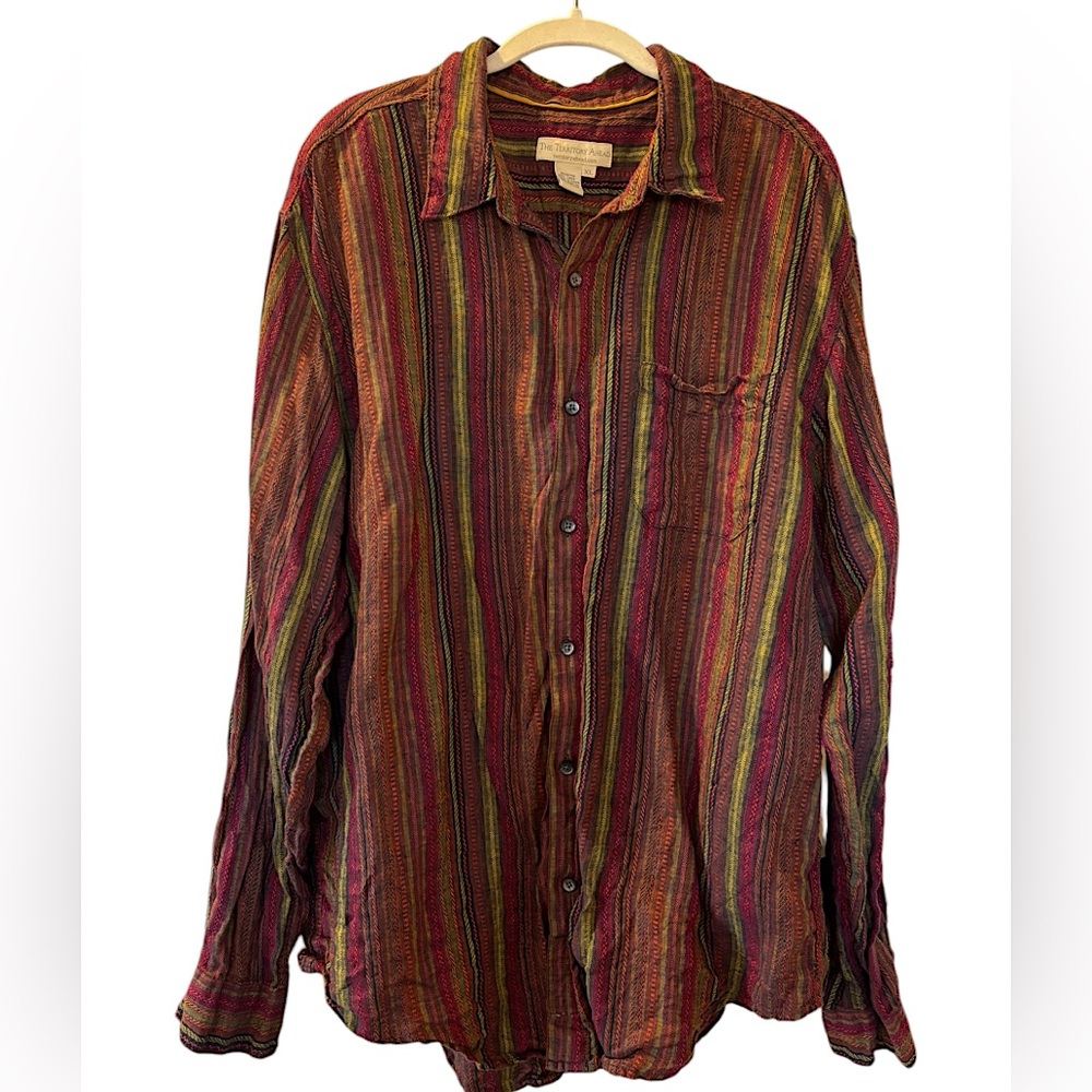 80’s Vintage The Territory Ahead Button Down Flannel Shirt